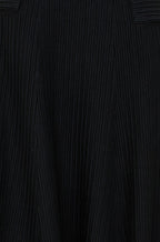 Yumi Black Knitted Midi Skirt With Pockets