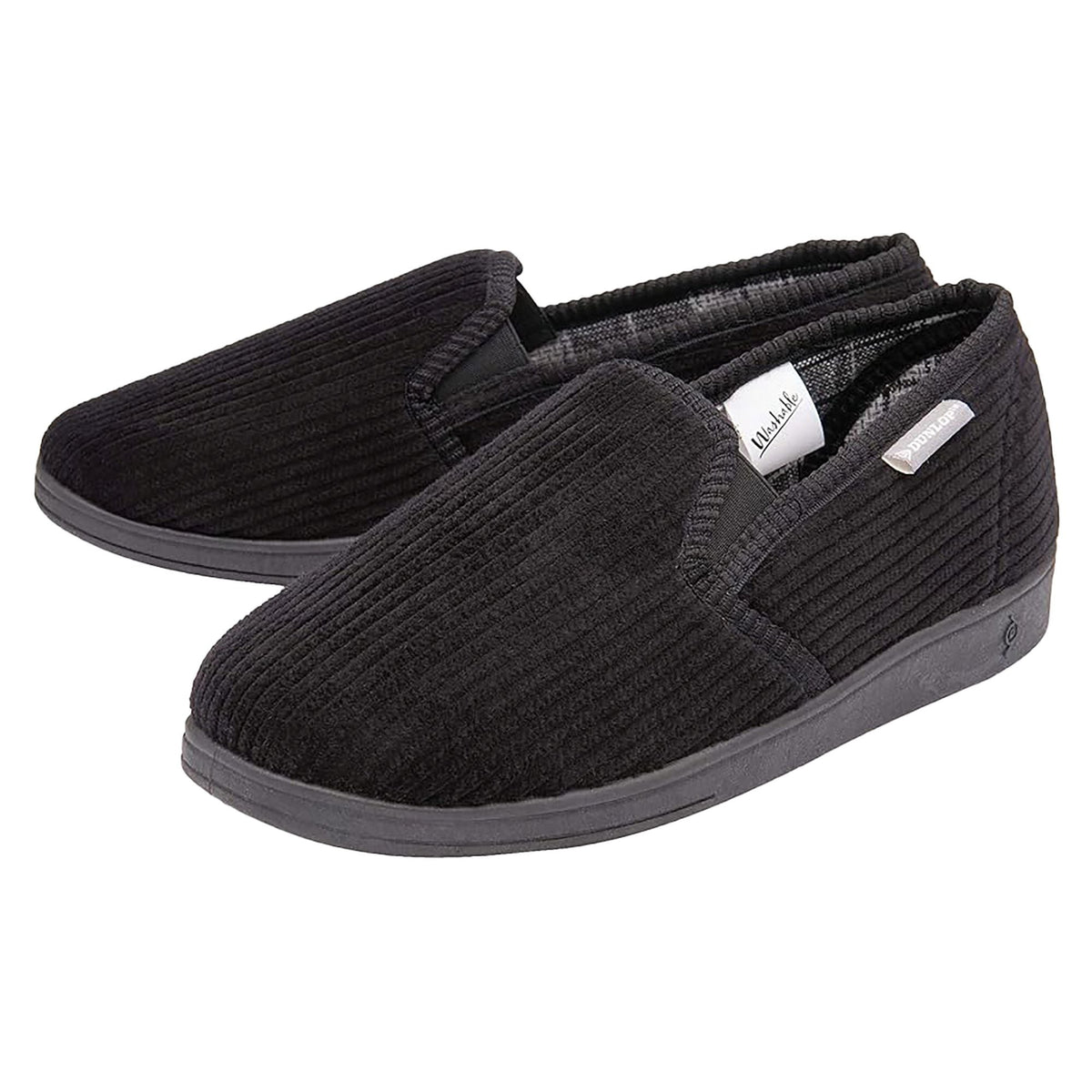 Mens Tartan Lined Slippers With Memory Foam