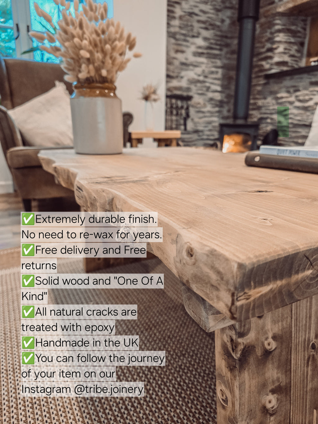 VENA Live / Waney Edge Coffee Table