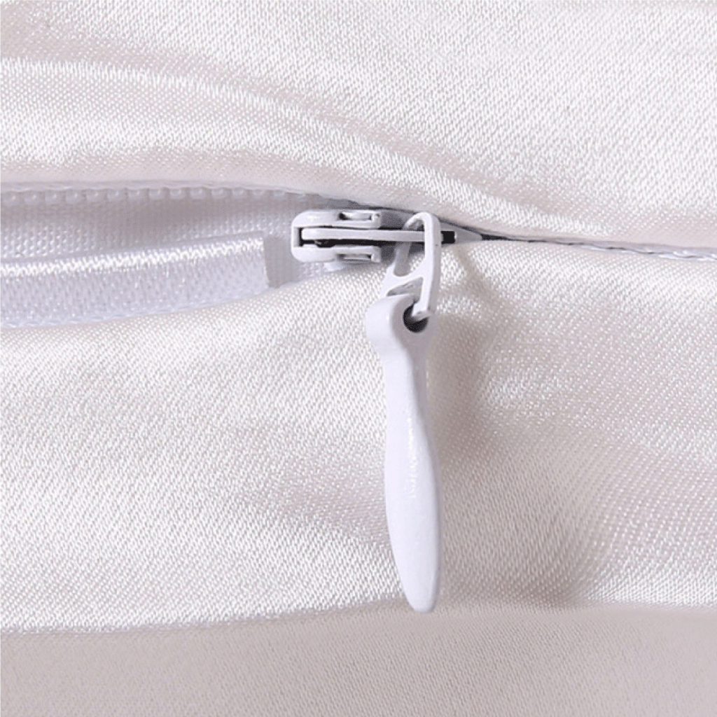 White Silk Pillowcase - Standard