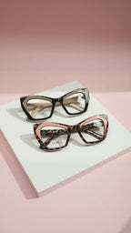 Cat Eye Leopard Print Reading Glasses