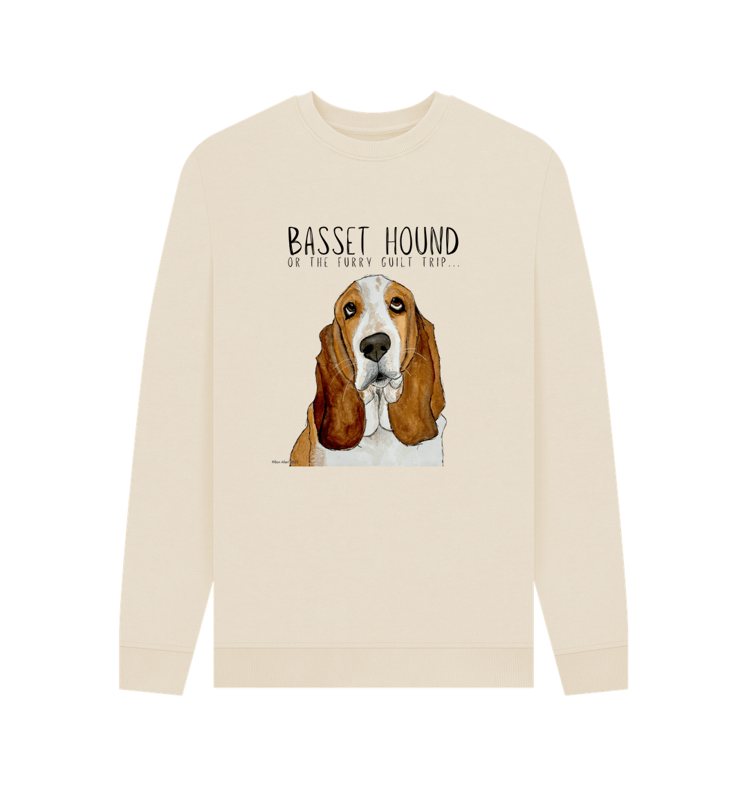 Basset Hound Crew Neck Sweatshirt: The Ultimate Furry Guilt Trip