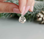 - Rose Flower Personalised  Silver Charm