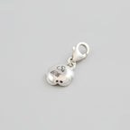 - Rose Flower Personalised  Silver Charm
