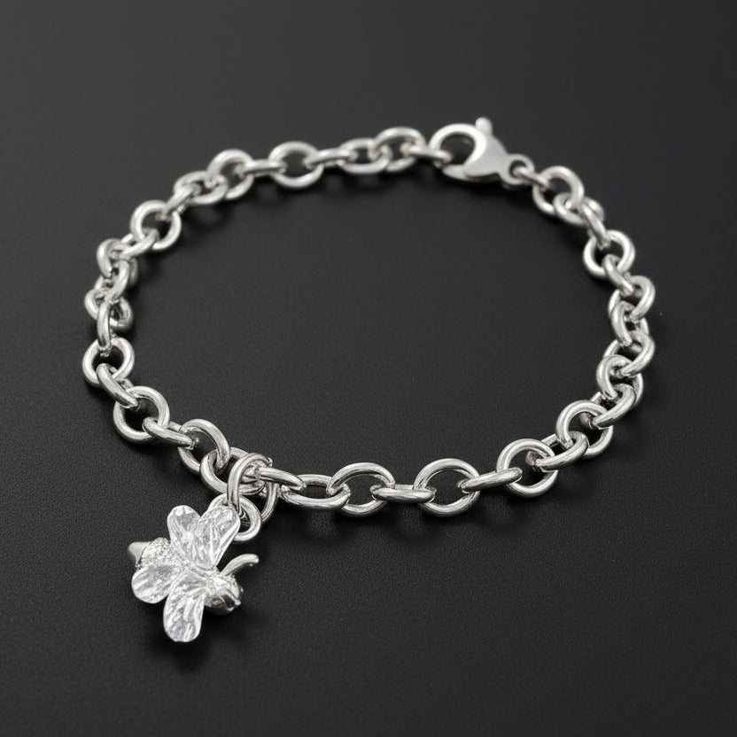 - Bumble Bee Silver Charm
