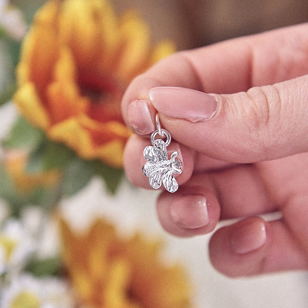 - Bumble Bee Silver Charm