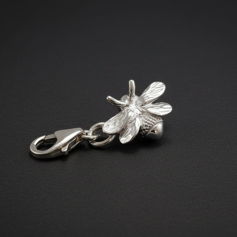 - Bumble Bee Silver Charm