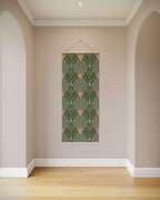 Art Deco Diamond Pattern Tapestry