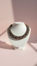 Round Cut Crystal Collar Necklace