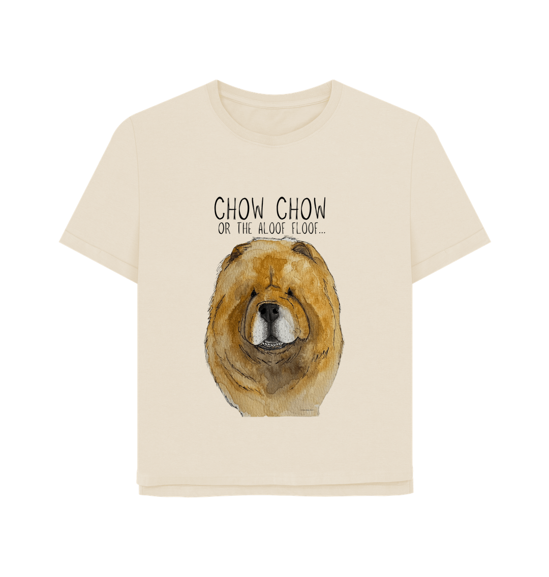 Stay Cozy in Style – Red Chow Chow Women's Relaxed Fit T-Shirt