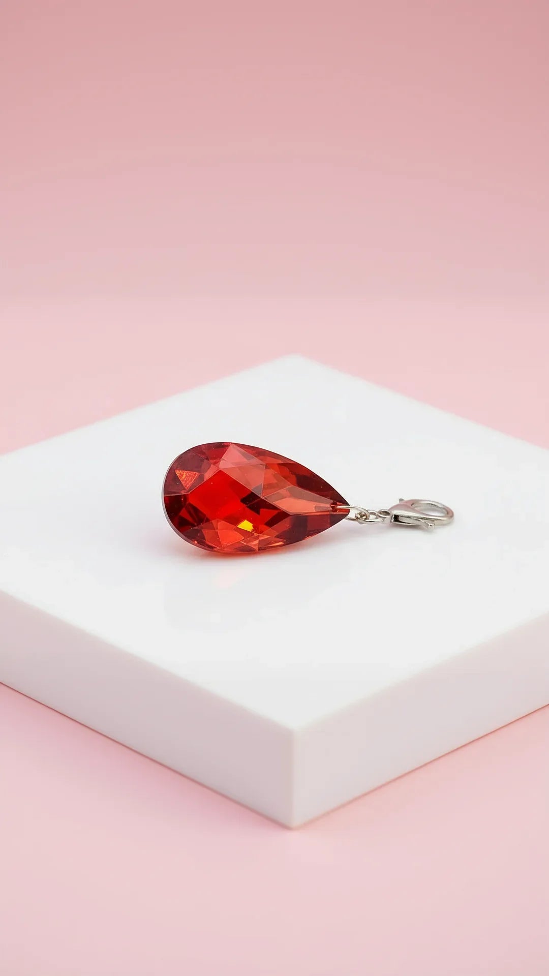 Faceted Crystal Keyring & Bag Charm