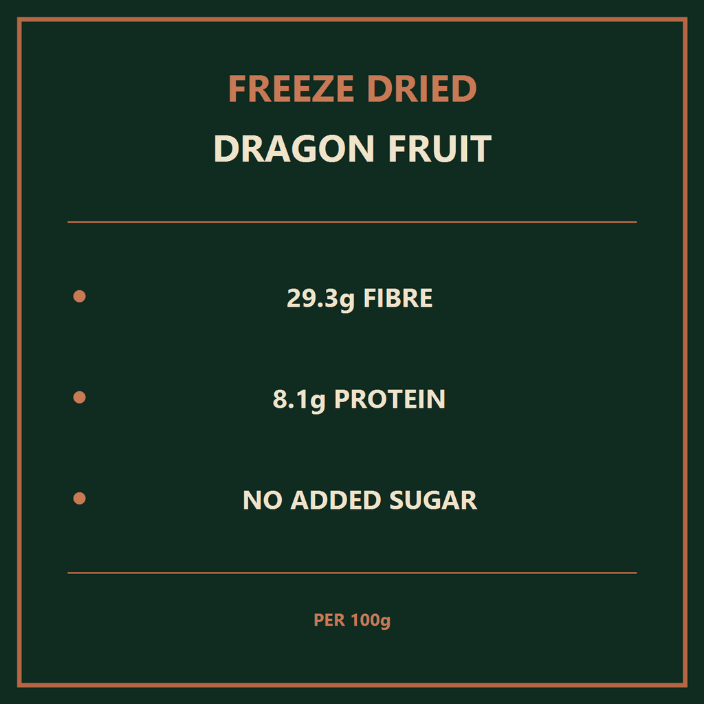 Freeze Dried Dragon Fruit Chunks