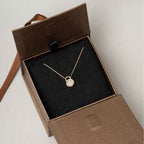 Elements Gold Bezel Set Necklace