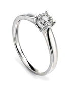 Elements Gold Diamond Cluster Ring