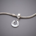 - Horse Shoe Lucky Silver Charm