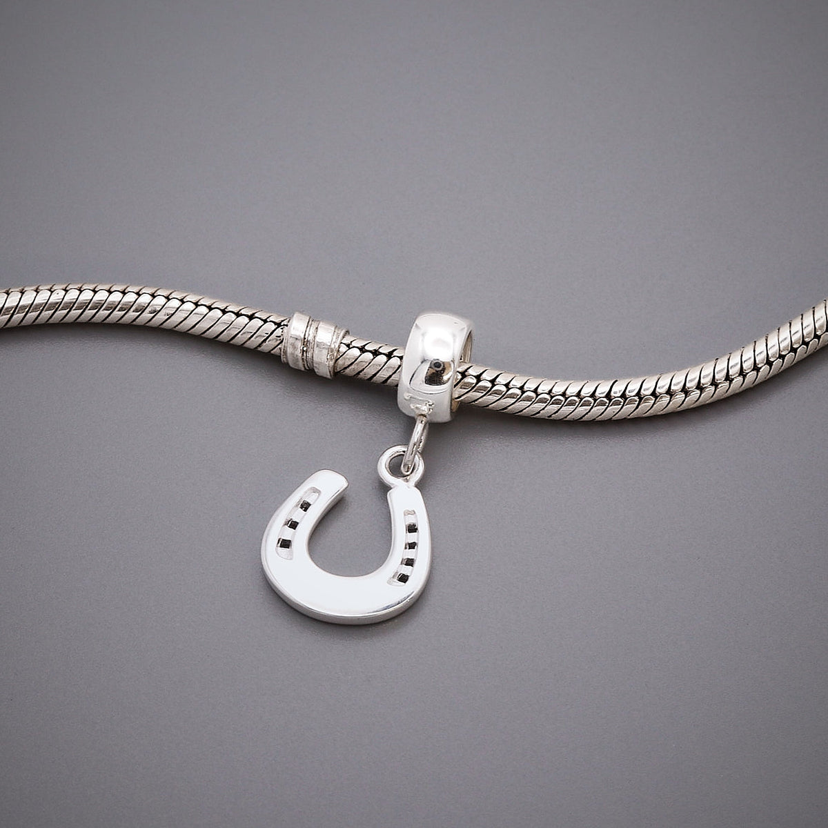 - Horse Shoe Lucky Silver Charm