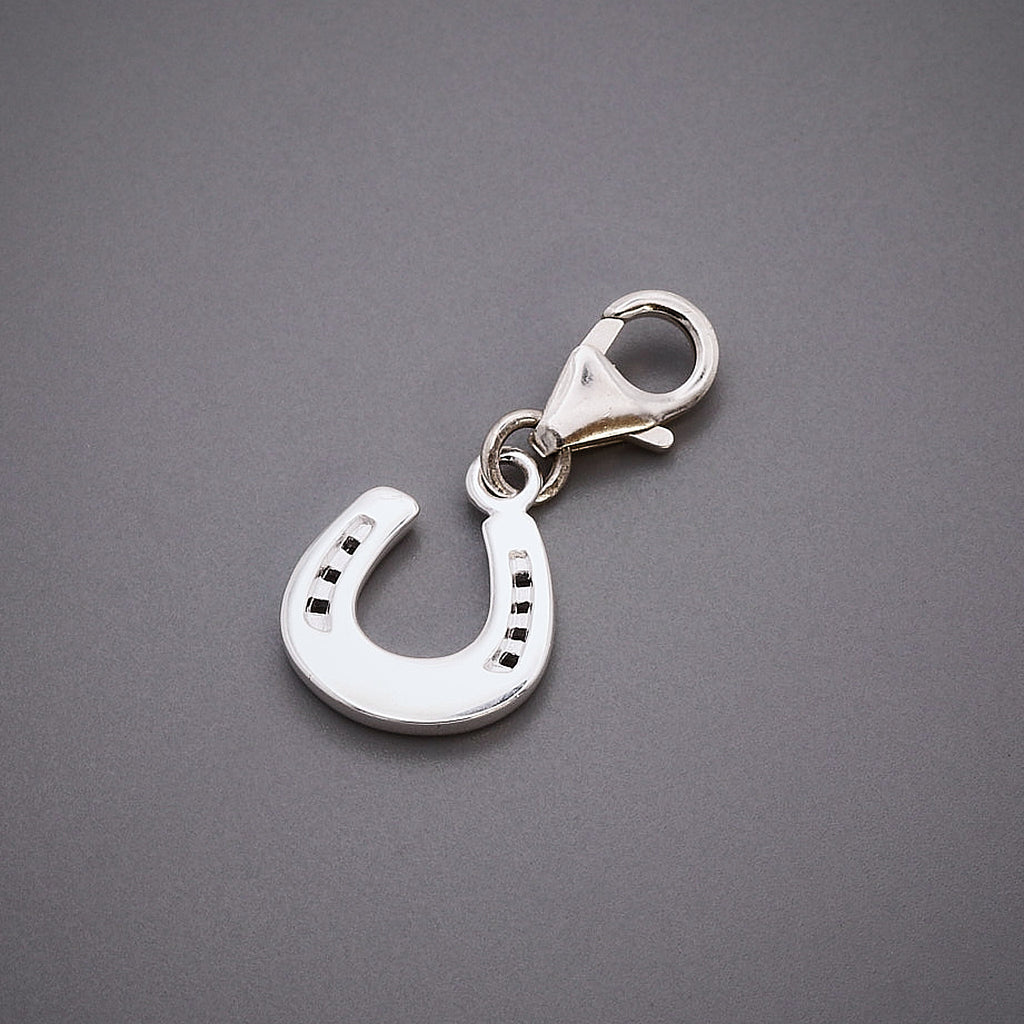 - Horse Shoe Lucky Silver Charm