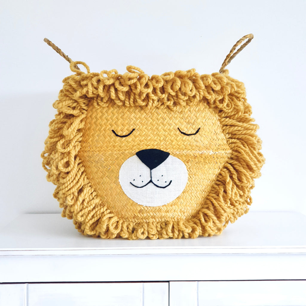 - Yellow Lion Basket - Extra Large