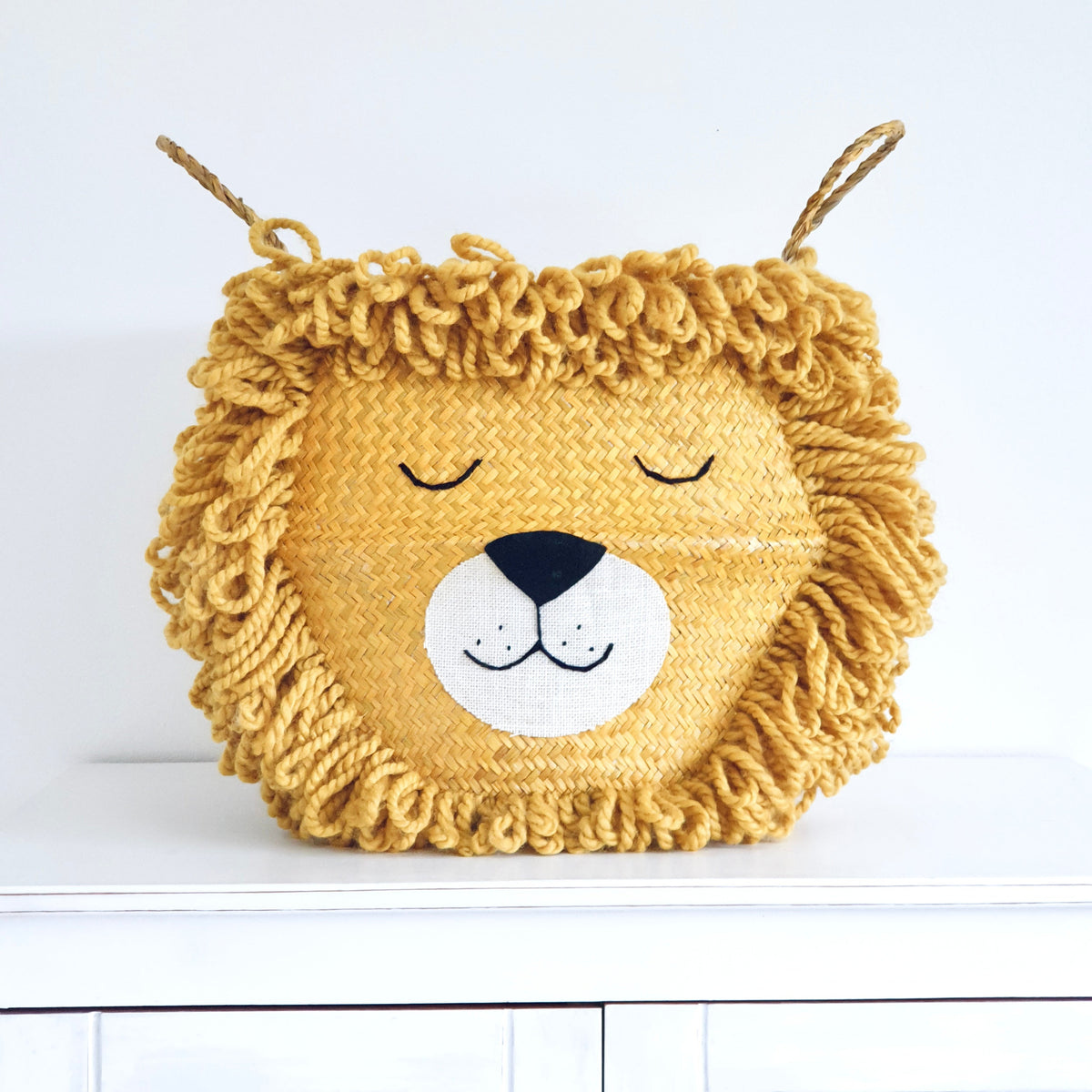 - Yellow Lion Basket - Extra Large