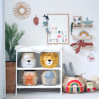 - Yellow Lion Basket - Large