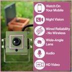 4MP 25fps Wired Network Hedgehog Box HD Camera Pack (2nd Gen)