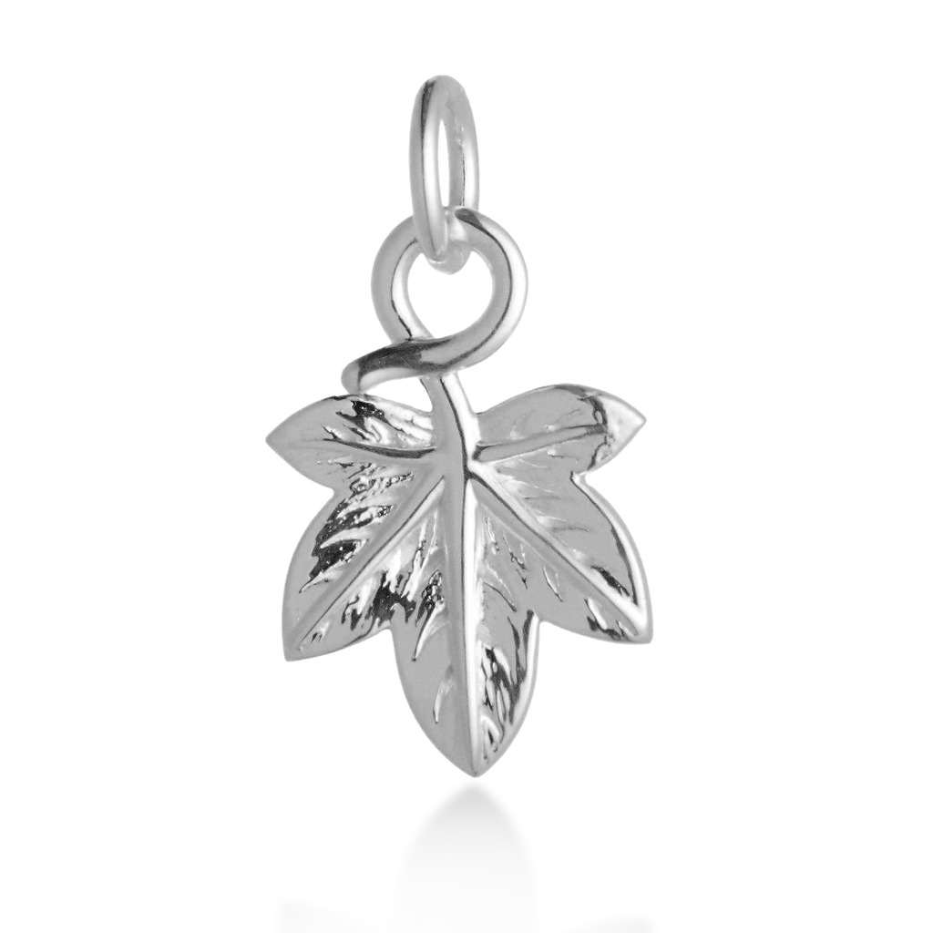 - Ivy Leaf Silver Charm