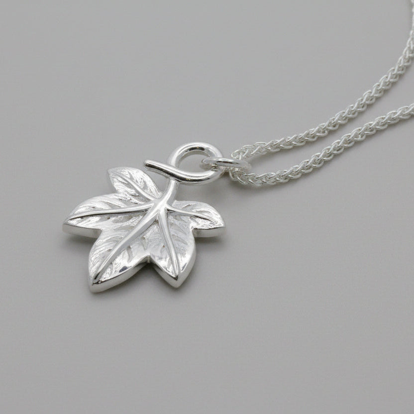 - Ivy Leaf Silver Charm