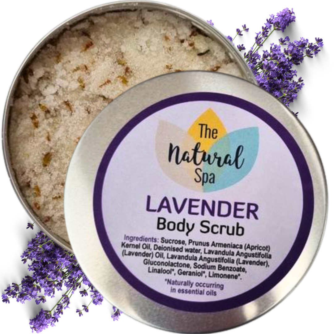 - Lavender Body Scrub | Natural Exfoliating Sugar Scrub for Relaxing, Smooth Skin | Vegan, Plastic-Free Skincare | 3 Size Options