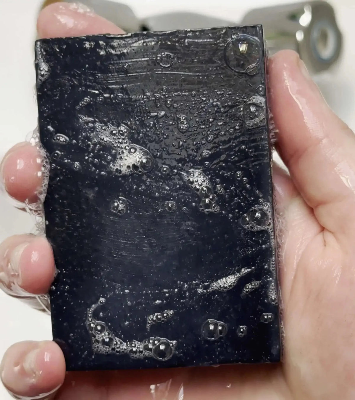 - Lime & Charcoal Natural Soap Bar