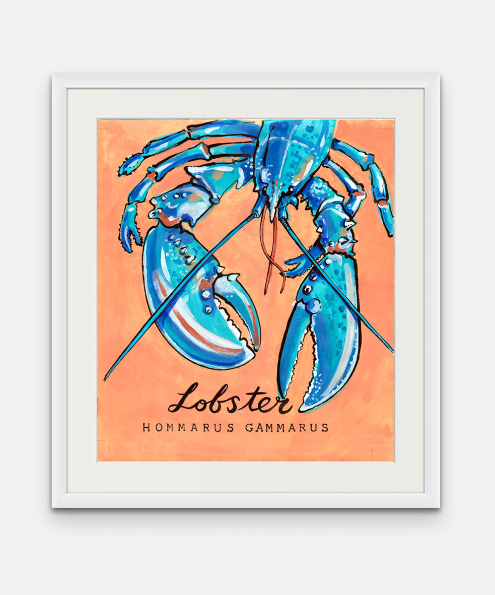 Lobster - Cornish Sea Life Series - Giclée Print