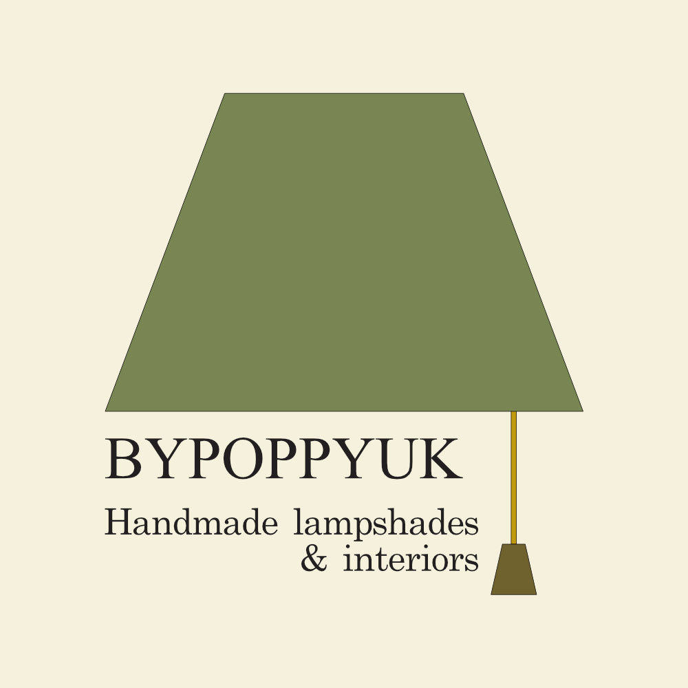Mustard Gold Cotton Lampshade | Extra Tall Cone Light Shade | Bespoke Handmade UK