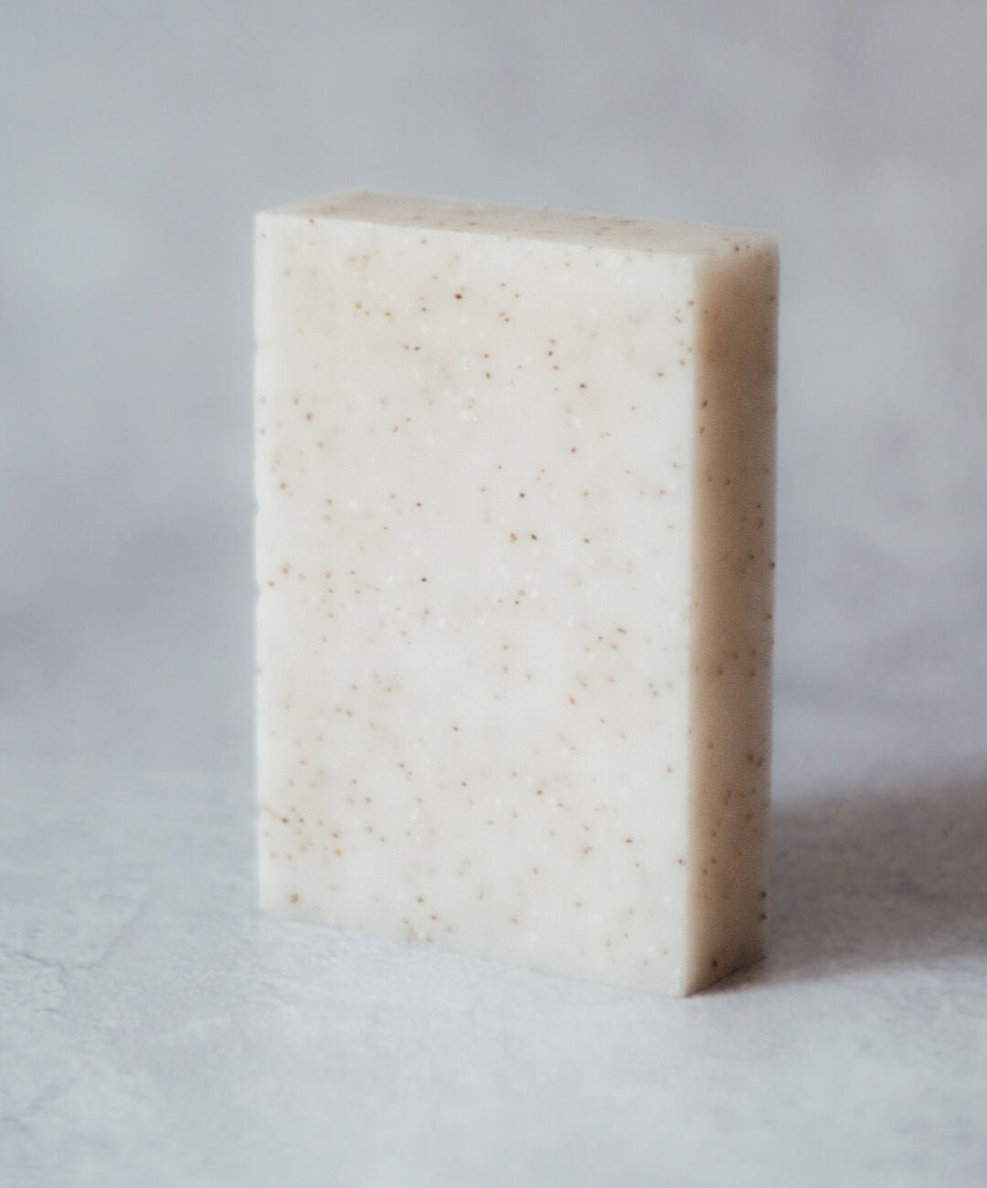 - Eucalyptus Lemon Mint and Olive Stone Natural Soap Bar (With Grit)