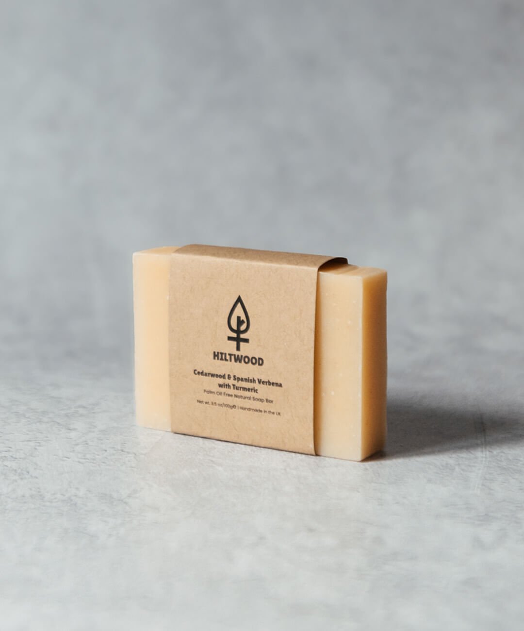- Cedarwood & Spanish Verbena with Turmeric Natural Soap Bar