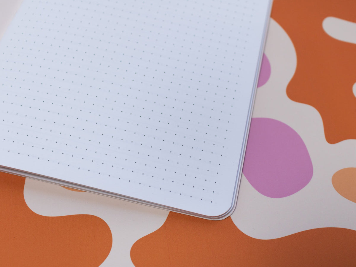 A5 Handmade Notebook with Abstract Design