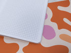 A5 Handmade Notebook with Abstract Design