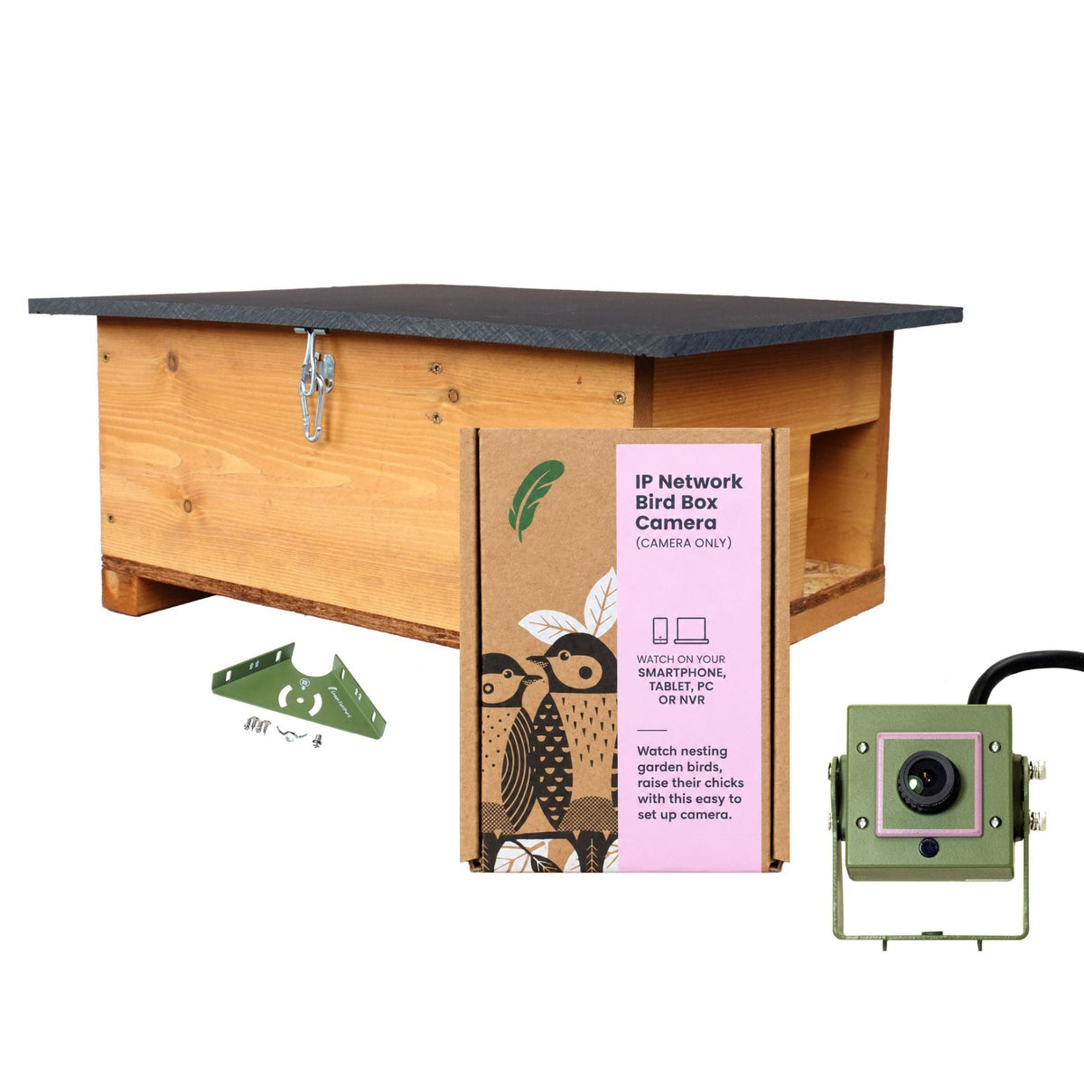 4MP 25fps Wired Network Hedgehog Box HD Camera Pack (2nd Gen)