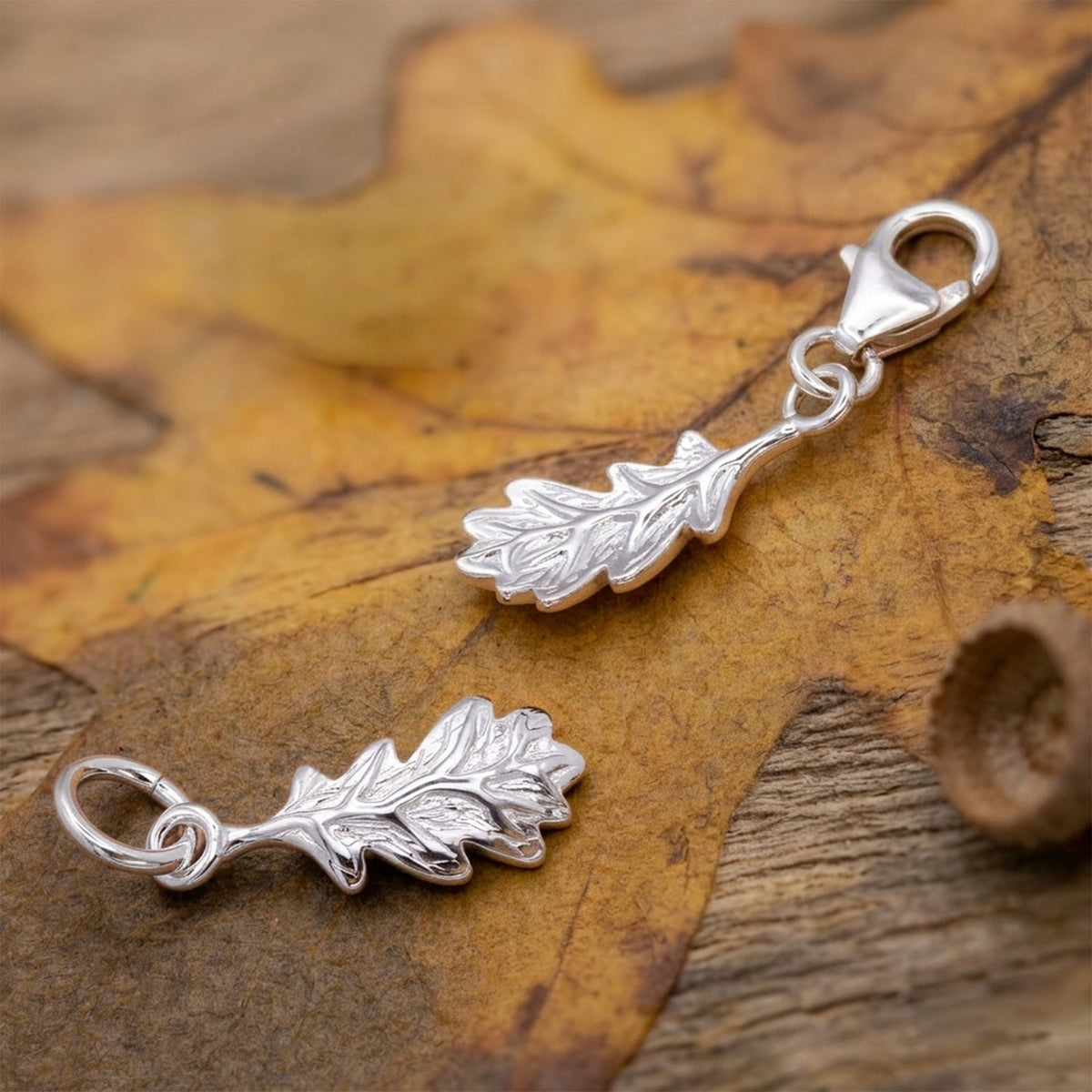 - Oak Leaf Silver Charm