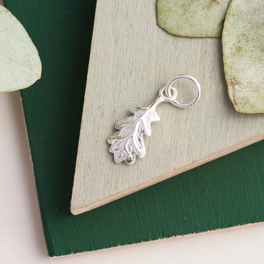 - Oak Leaf Silver Charm