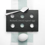 Personalised Slate Egg Holder