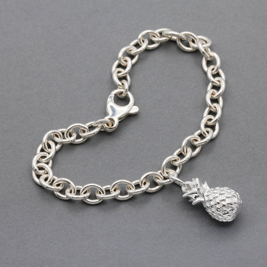 - Pineapple Silver Charm