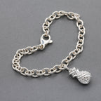 - Pineapple Silver Charm