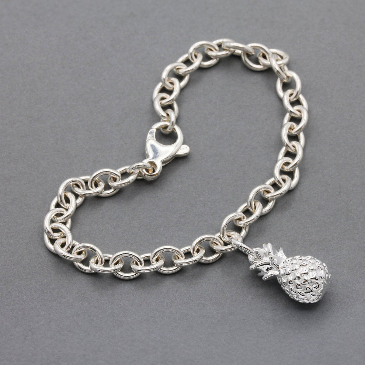 - Pineapple Silver Charm