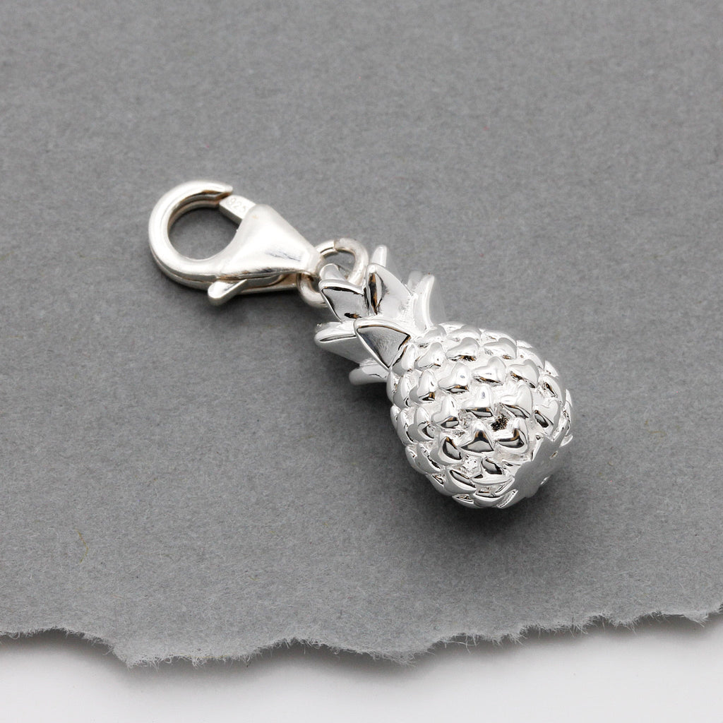 - Pineapple Silver Charm