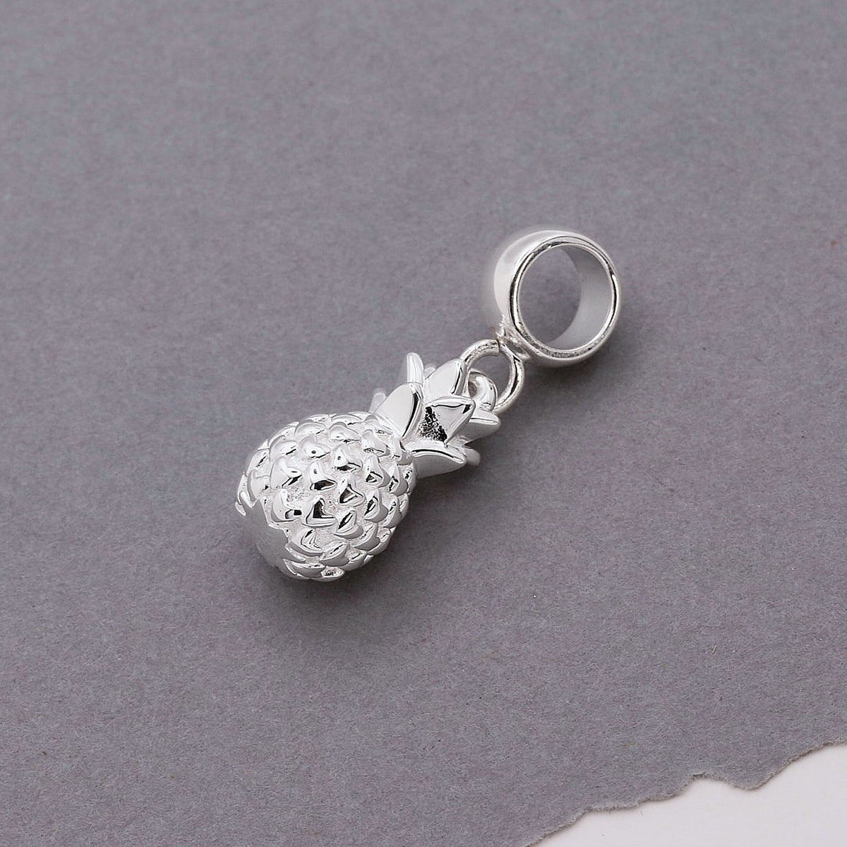 - Pineapple Silver Charm