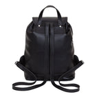 Soft Leather Backpack - Black & White Zebra Print