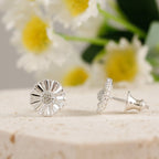 - Daisy Silver Stud Earrings