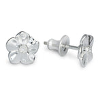 - Forget-Me-Not Silver Stud Earrings
