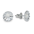 - Daisy Silver Stud Earrings