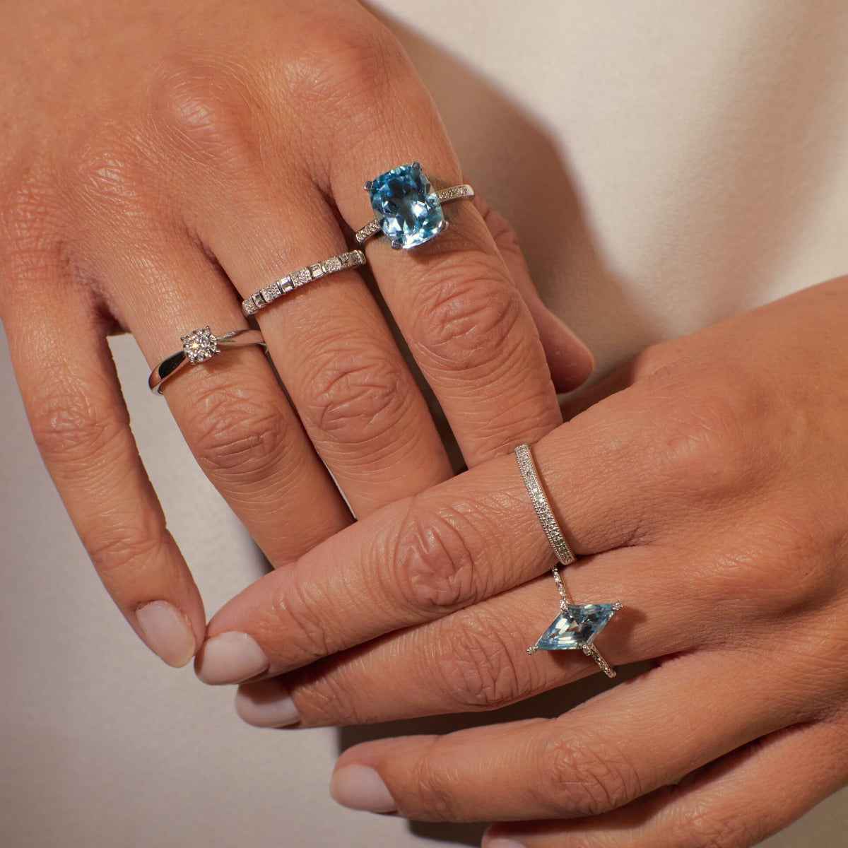 Elements Gold Diamond Cluster Ring