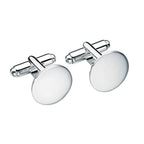 Beginnings Plain Round Cufflinks